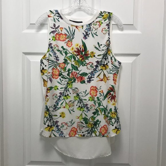 one clothing Tops - One Clothing Los Angeles Floral Sleeveless
